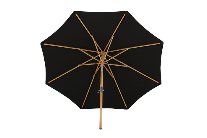 Rebellenclub Lavra Parasol - ø270cm - Zwart