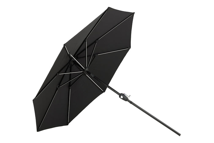 Rebellenclub Holly Parasol - ø240cm - Zwart