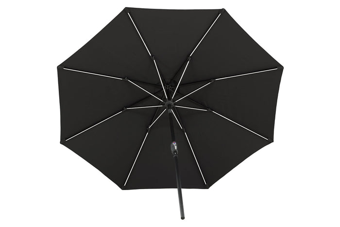 Rebellenclub Holly Parasol - ø240cm - Zwart