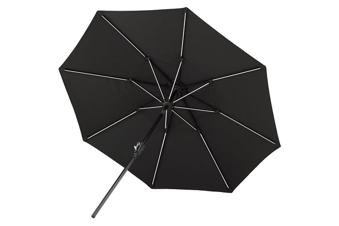 Rebellenclub Holly Parasol - ø240cm - Zwart