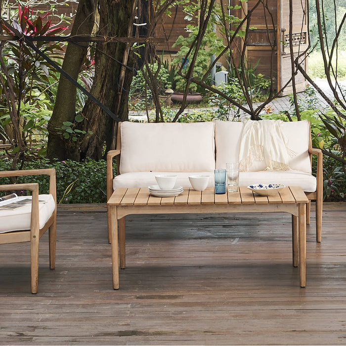 by fonQ Santorini Loungeset - Acaciahout