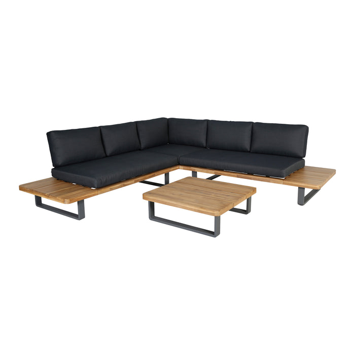 by fonQ Plaza Loungeset - Antraciet