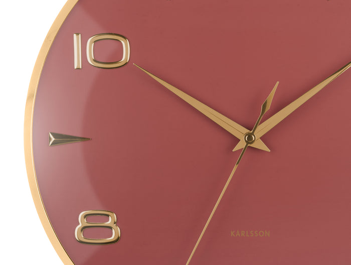 Karlsson - Wall Clock Sienna Glow