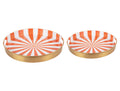 present time - Tray Set Candy Swirl, Set of 2pcs