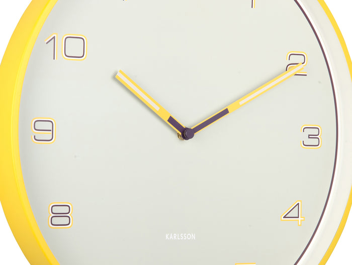 Karlsson - Wall Clock Lined Numbers