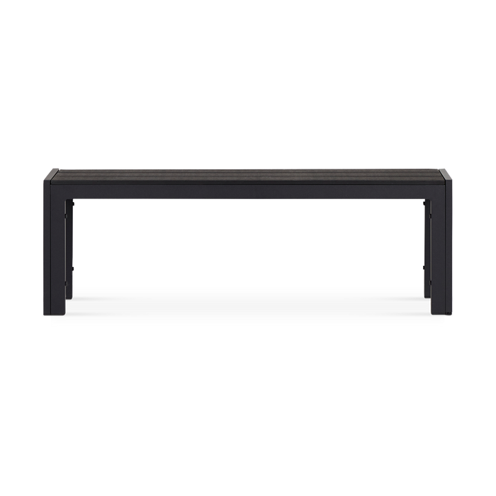 Lisomme Dylan tuinbank zwart - 132 x 30 cm
