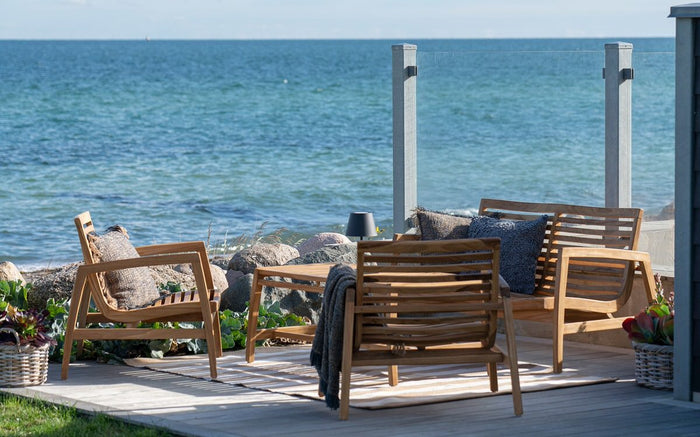 House Nordic - Tuin Lounge Set Santander Teak Naturel