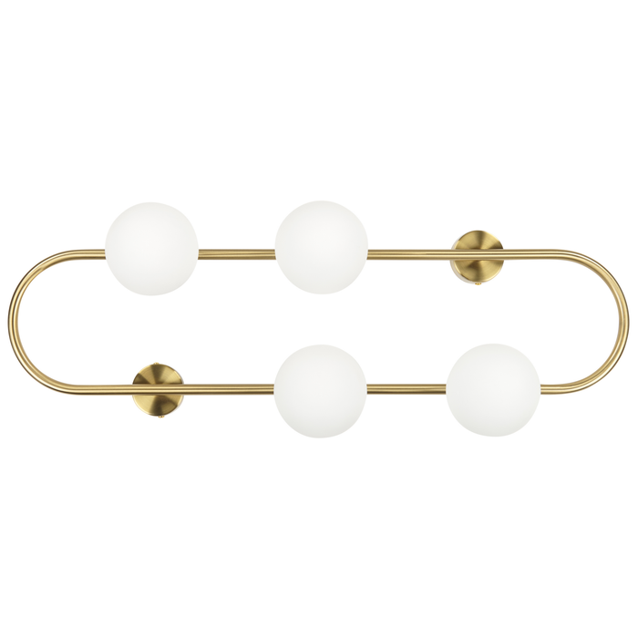 Beliani - YANGO - Wandamp - Goud - Metaal