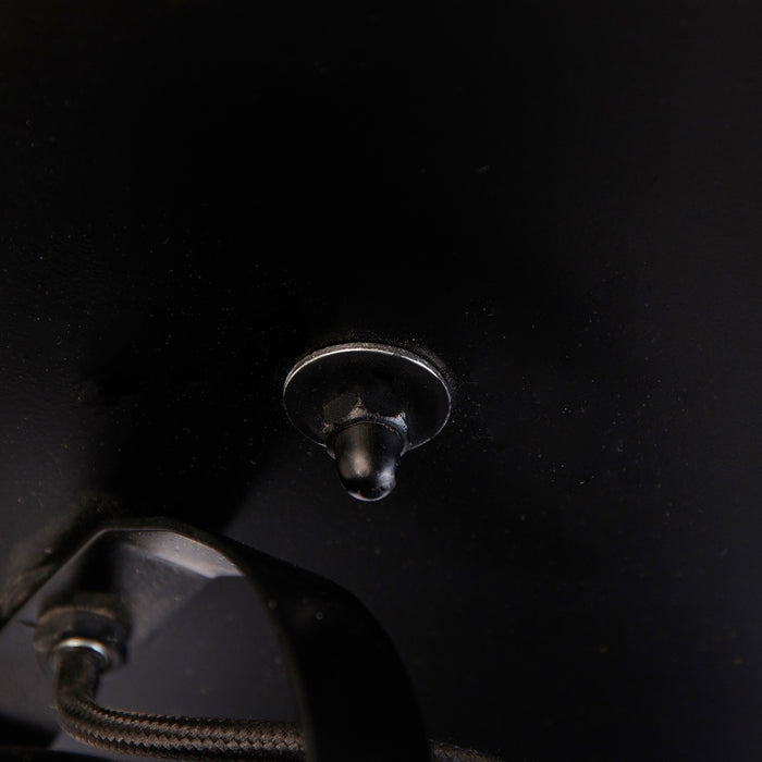 QAZQA Industriële spot zwart met messing 3-lichts - Haicha