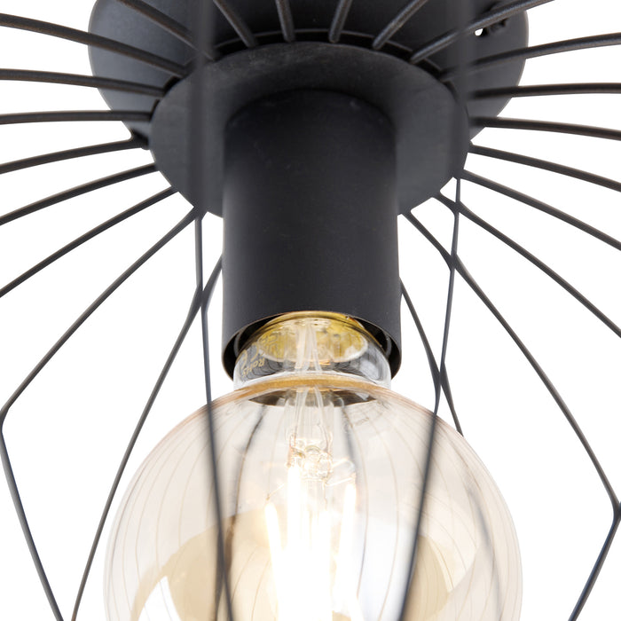 QAZQA Smart plafonnière zwart incl. Wifi G95 - Margarita