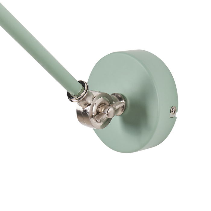 Beliani - MISSISSIPPI L - Wandlamp - Lichtgroen - Metaal