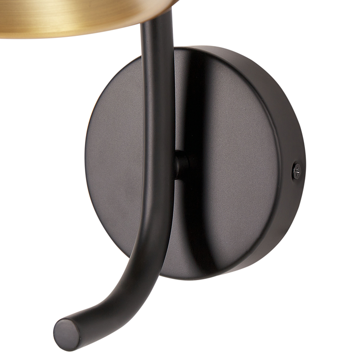 Beliani - MOKVI - Wandlamp - Zwart - Metaal