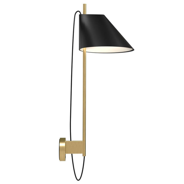 Louis Poulsen Yuh wandlamp LED messing zwart