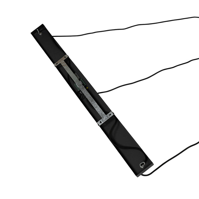 QAZQA Oosterse hanglamp zwart bamboe 3-lichts - Pua