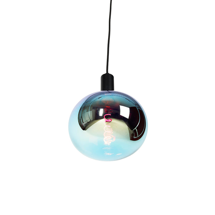 QAZQA Industriële hanglamp zwart incl. LED G220 dimbaar - Facil