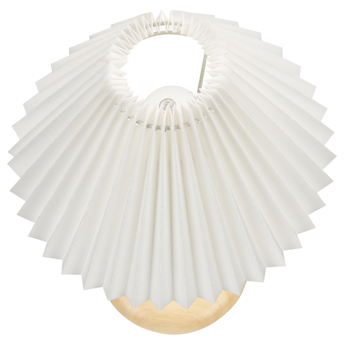 Beliani - COOKS - Tafellamp - Lichtbruin - Hout