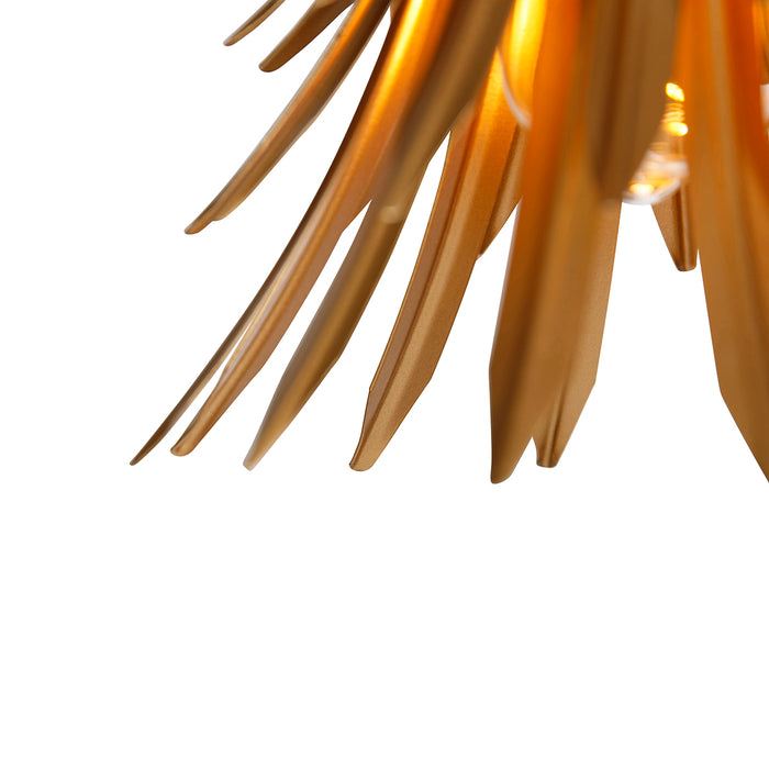 QAZQA Art Deco hanglamp goud 3-lichts - Wesley