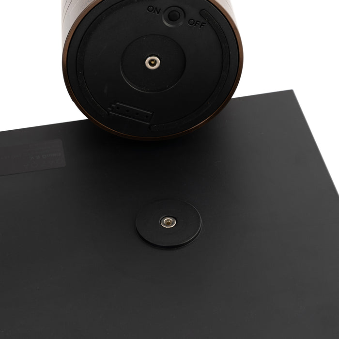 QAZQA Set van 2 tafellampen donkerbrons RGBW oplaadbaar - Alessia