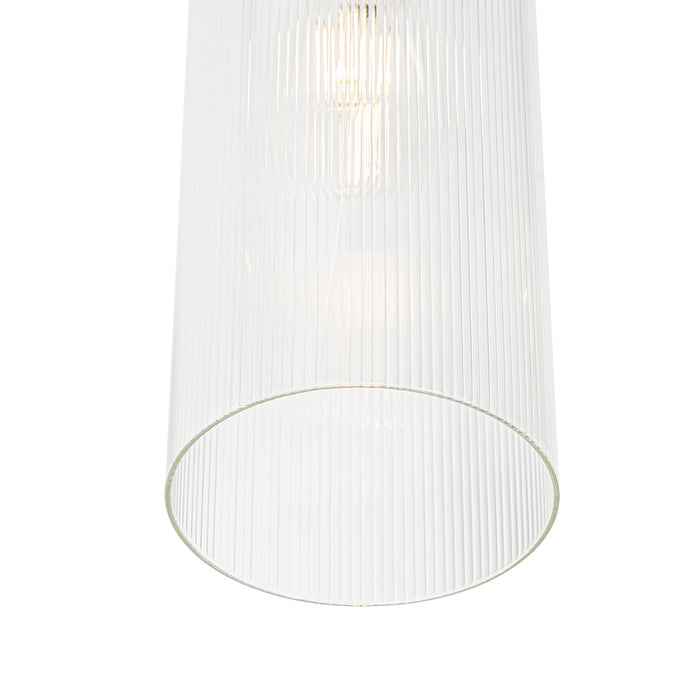 QAZQA Art Deco hanglamp goud met glas 7-lichts - Laura