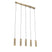 QAZQA Moderne hanglamp brons 5-lichts - Jeana