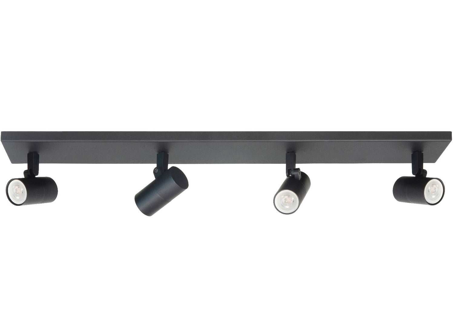 Highlight Spot Piccolo Zwart GU10 mini 35mm  4-Lichts Balk