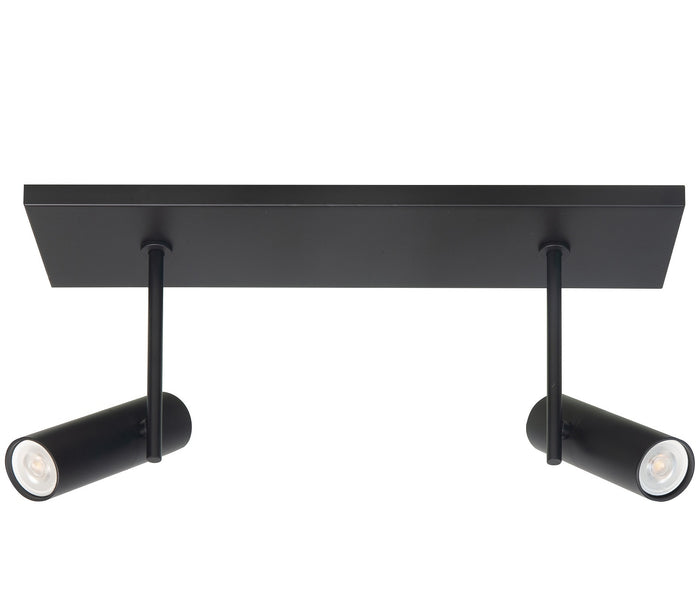 Highlight Spot Trend Zwart Mini GU-10 Ø 35mm 2 Lichts Balk