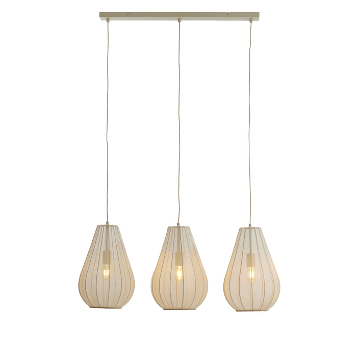 Light & Living Light&living Hanglamp 3L 80x8x40 cm ITELA zand