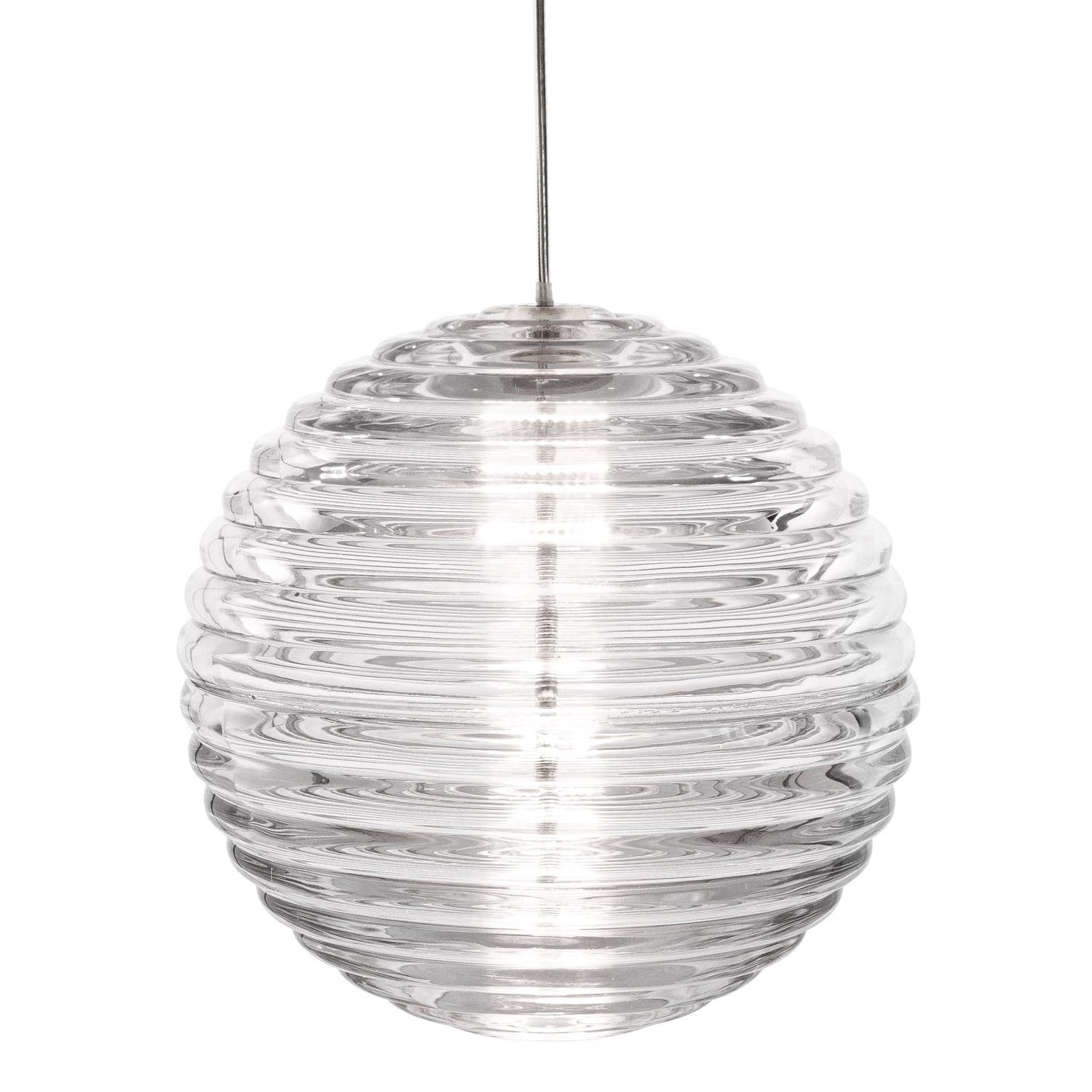 Tom Dixon Press Sphere hanglamp LED Ø30 transparant