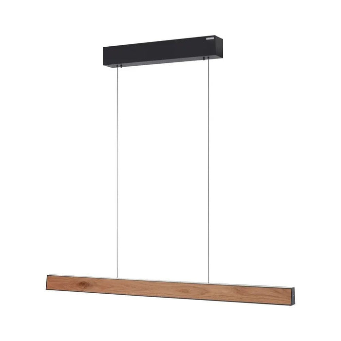 Neuhaus PURE® Hanglamp PURE E-MOTION Black - Wood e-LIFT  120cm incl.