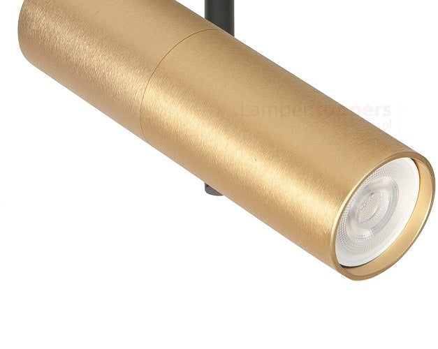 Highlight Spot Trend Zwart Goud Mini GU-10 Ø 35mm 3 Lichts