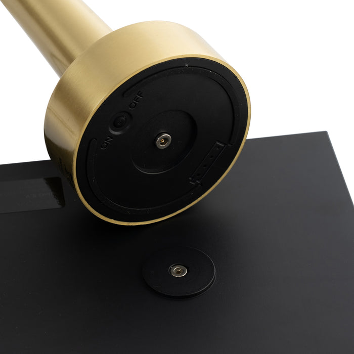 QAZQA Set van 2 tafellampen goud RGBW oplaadbaar - Isobel