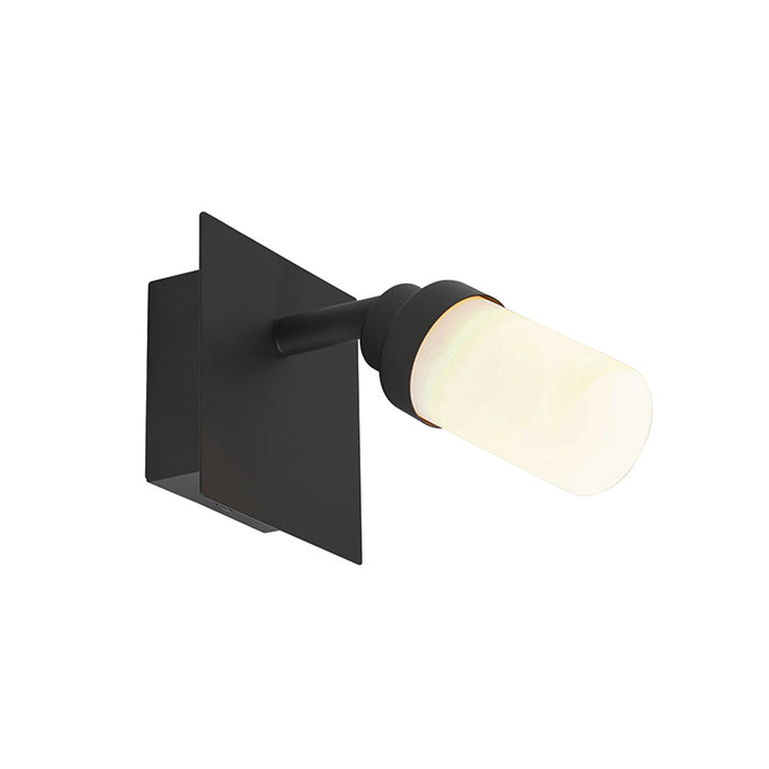 QAZQA Moderne badkamer spot zwart IP44 - Japie