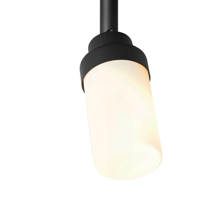 QAZQA Moderne badkamer spot zwart IP44 - Japie