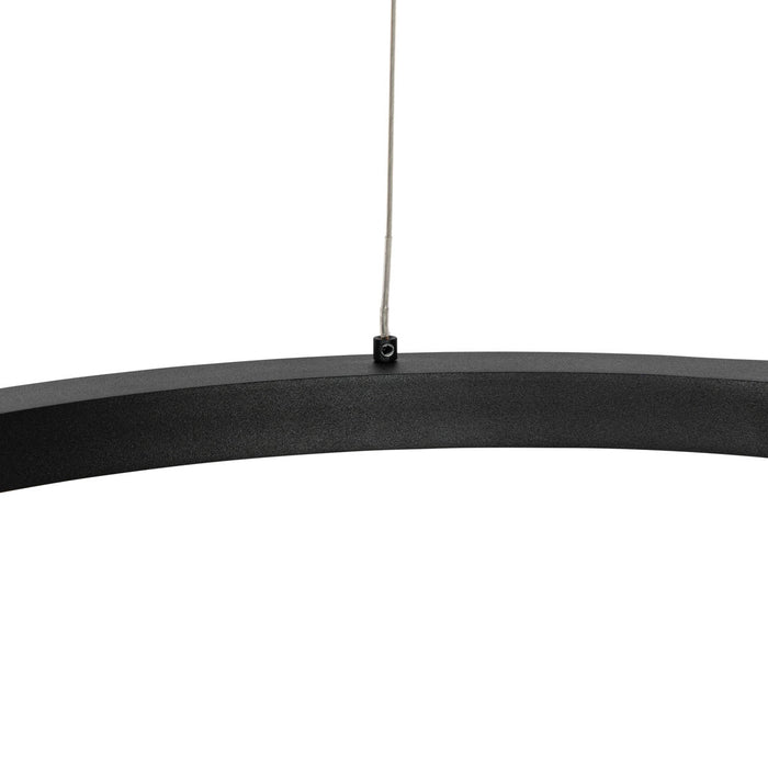 QAZQA Smart hanglamp zwart 60 cm incl. LED en RGBW  - Girello