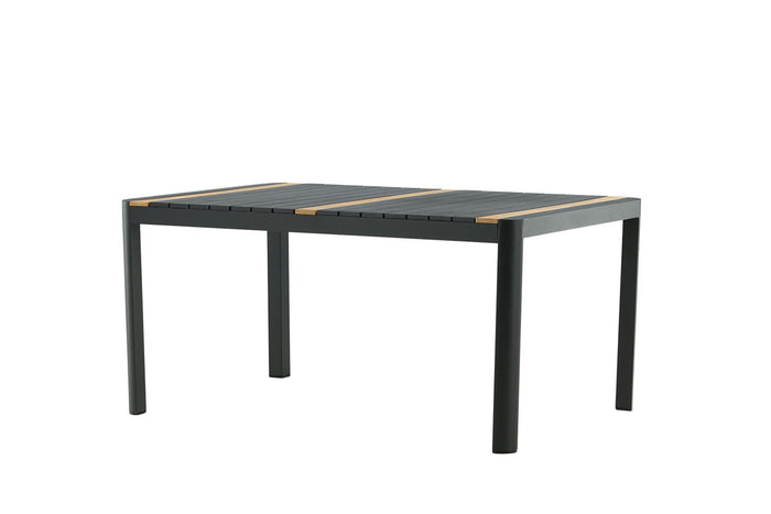 Rebellenclub Ferna Tuintafel - 150 x 90cm - Zwart
