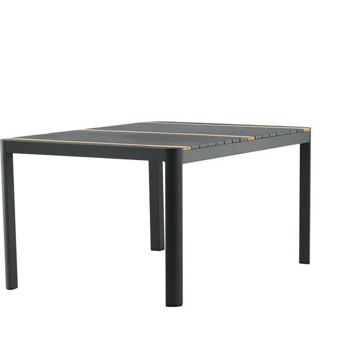 Rebellenclub Ferna Tuintafel - 150 x 90cm - Zwart