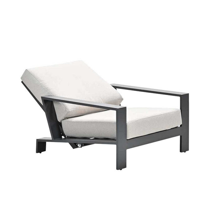 Lincoln verstelbare fauteuil - carbon black - desert sand