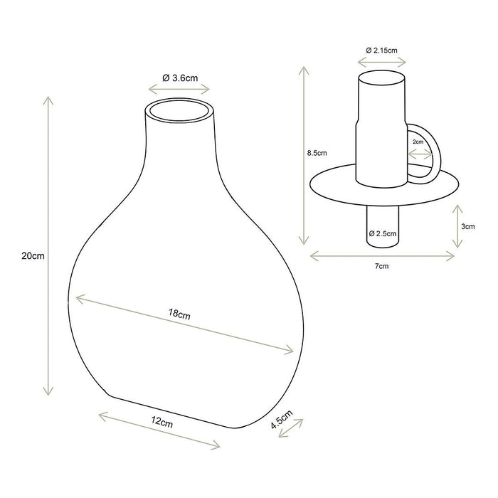 vtwonen Bottle Kandelaar - 2 st.
