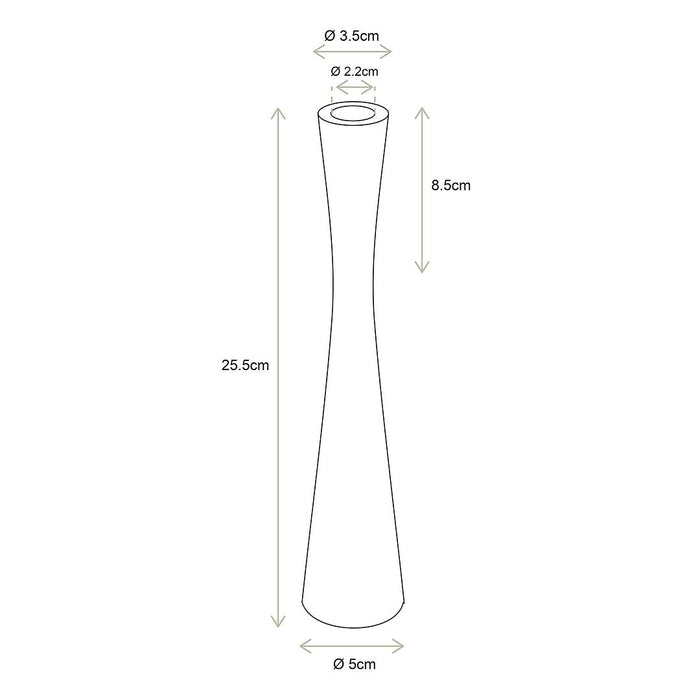 vtwonen Kandelaar - Woondecoratie - Zilver - 25,5cm