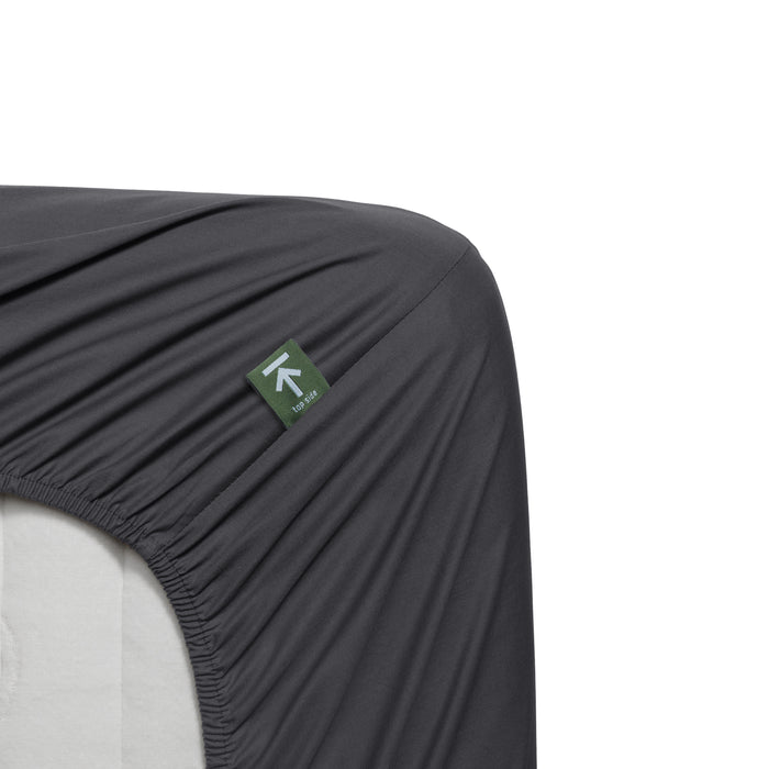 Beddinghouse Percale katoen - Hoeslaken - 180x210 - Antraciet