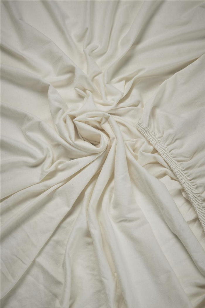 Beddinghouse Jersey - Hoeslaken - 200x200/220 - Gebroken wit