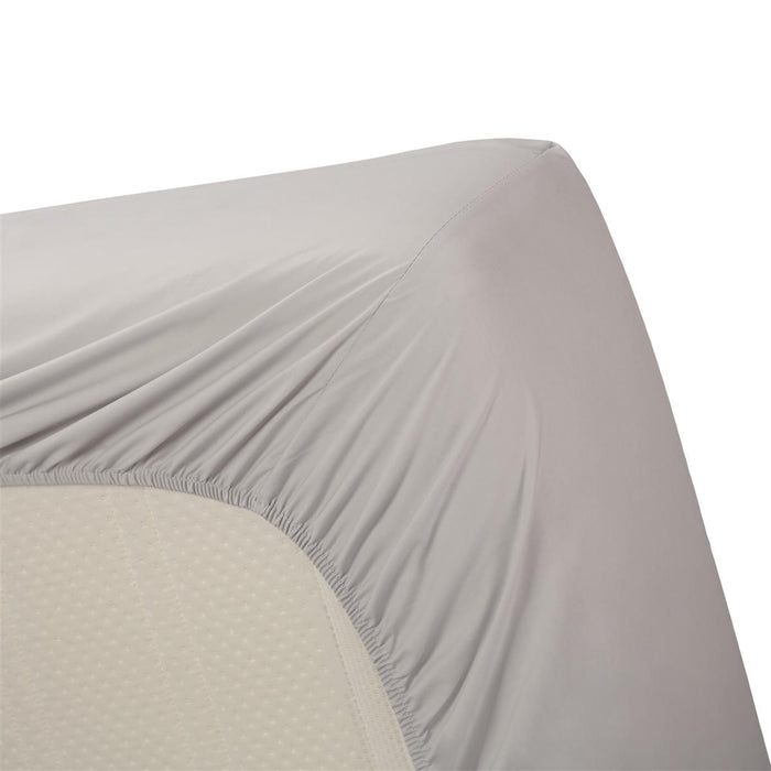 Beddinghouse Percale katoen - Hoeslaken - 90x220 - Licht grijs