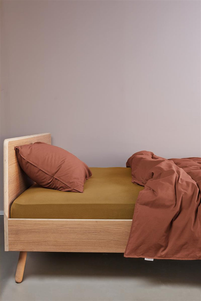 Beddinghouse Jersey - Topper Hoeslaken - 140x200/220 - Geel