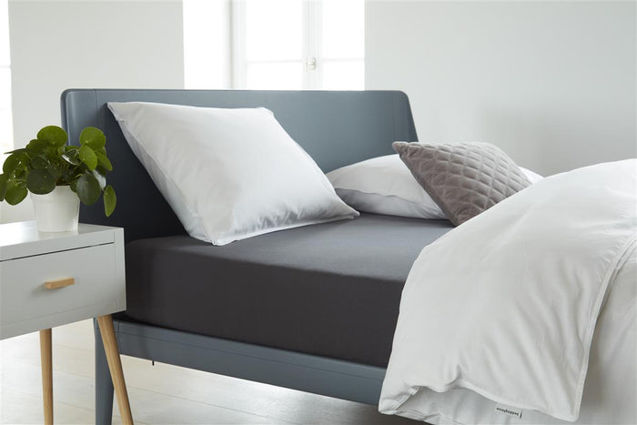 Beddinghouse Jersey - Topper Hoeslaken - 120x200/220 - Antraciet
