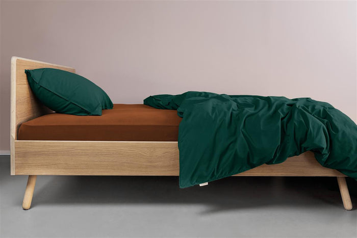 Beddinghouse Jersey - Splittopper Hoeslaken - 160x200/220 - Steenrood