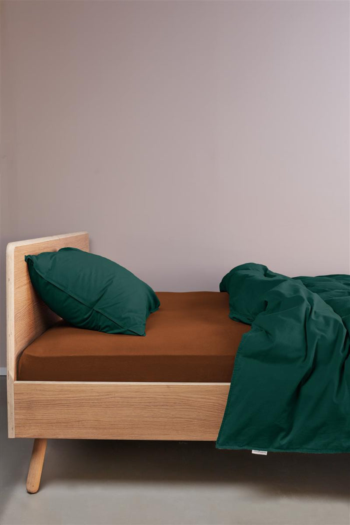 Beddinghouse Jersey - Topper Hoeslaken - 90x200/220 - Steenrood