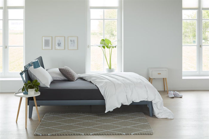 Beddinghouse Jersey - Topper Hoeslaken - 100x200/220 - Antraciet