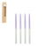 Mica Decorations Dip-dye Dinerkaars - Set van 4 - H28 cm - Lichtblauw