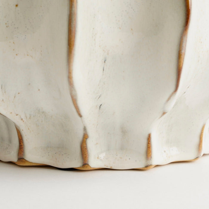 Mica Decorations Altea Vaas - H35 x Ø33 cm - Keramiek - Off White