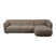 by fonQ Soft Hoekbank met Chaise Longue Rechts - Bouclé - Taupe